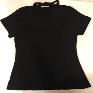 Black crop top